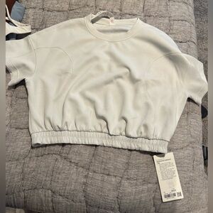 Lululemon Athletica Softreme White Crop Top